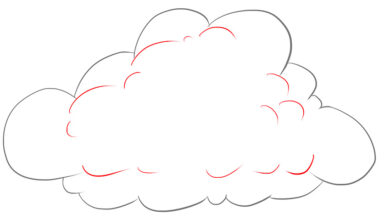 cloud drawing